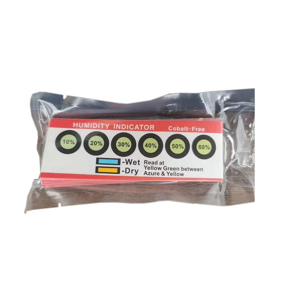 6 Spots 10%-60% Cobalt Free Humidity Indicator Card (Yellow To Azure ...